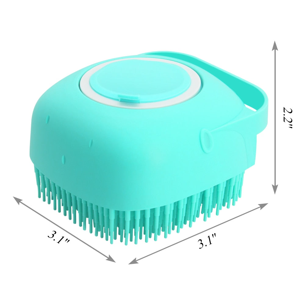 Pet Shampoo Dispensing Brush