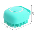 Pet Shampoo Dispensing Brush