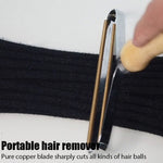 Pet Hair and Lint Remover Shaver Tool - Finally Get Pet Hair Out of Your Rugs!