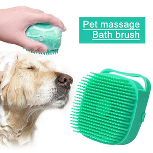 Pet Shampoo Dispensing Brush