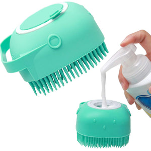 Pet Shampoo Dispensing Brush