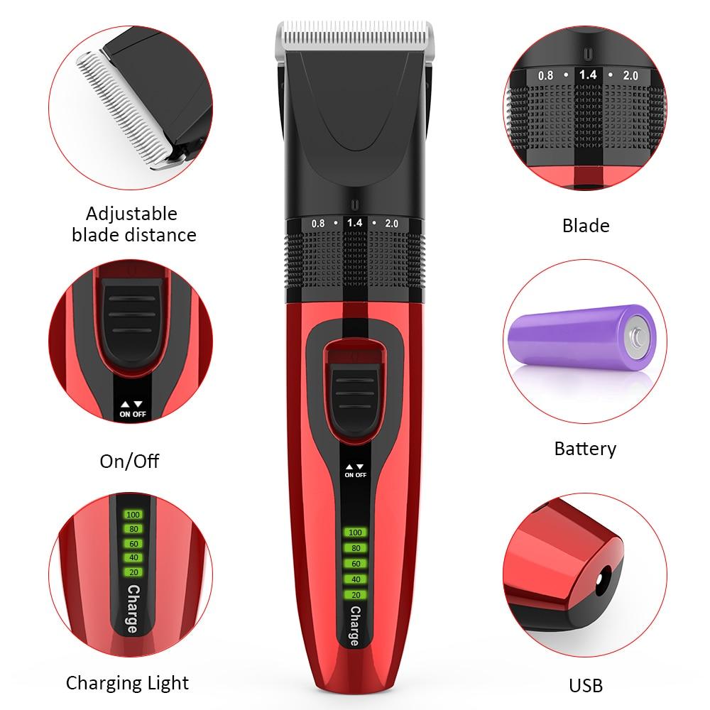 Pet Electric Shaver w/ Scissor And Comb, Pet Hair Thick Coats Clipper