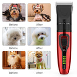 Pet Electric Shaver w/ Scissor And Comb, Pet Hair Thick Coats Clipper