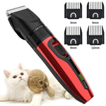 Pet Electric Shaver w/ Scissor And Comb, Pet Hair Thick Coats Clipper